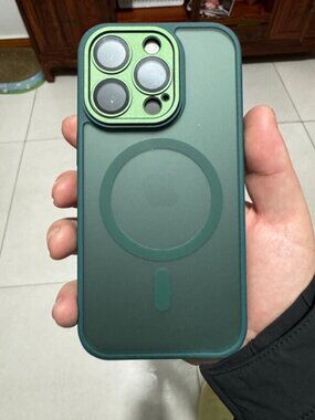 Sage Green Magnetic Frosted iPhone Case